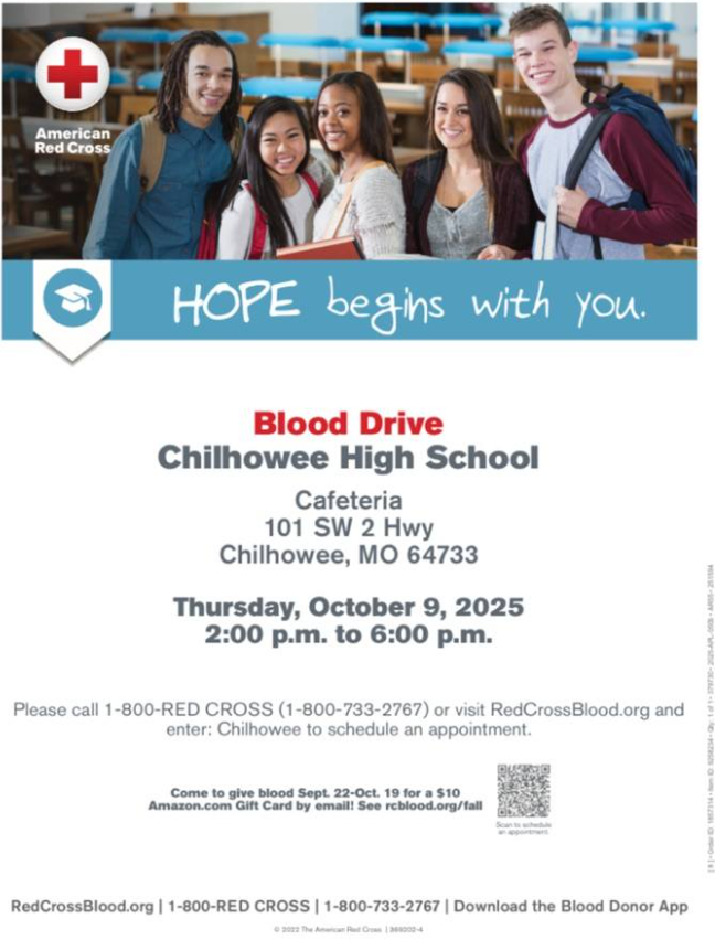 Blood Drive - Oct 9 2025