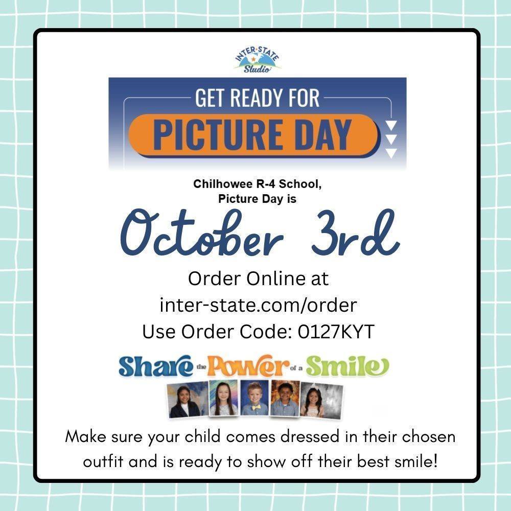Picture Day - Oct 3