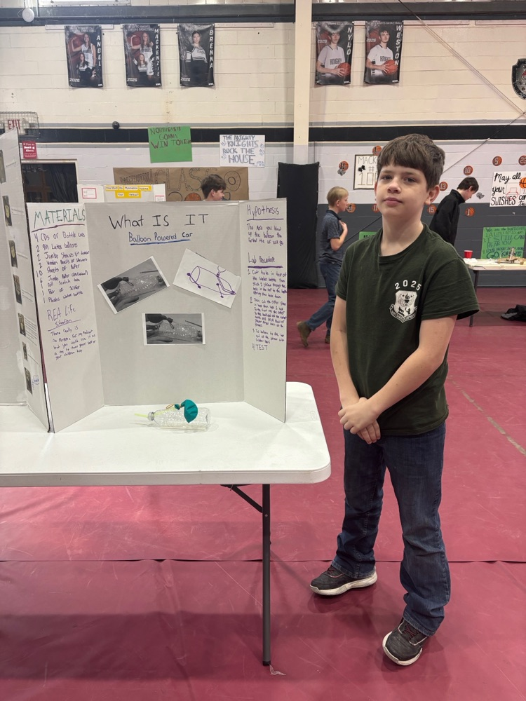 Waylan and his Science Fair project