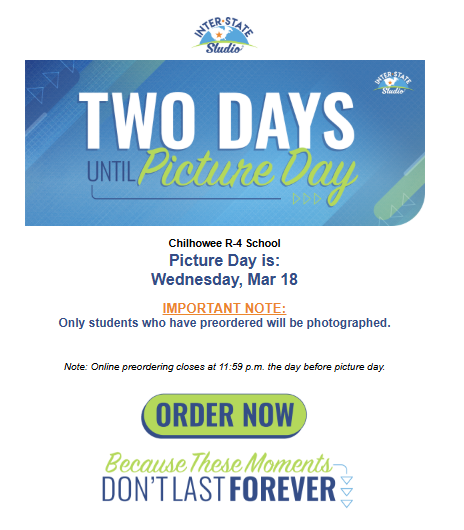 Two Days until Spring Picture Day