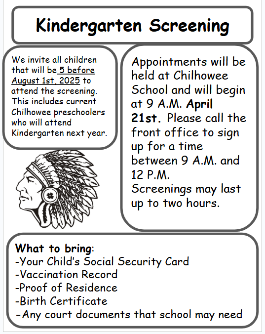 Kindergarten Screening