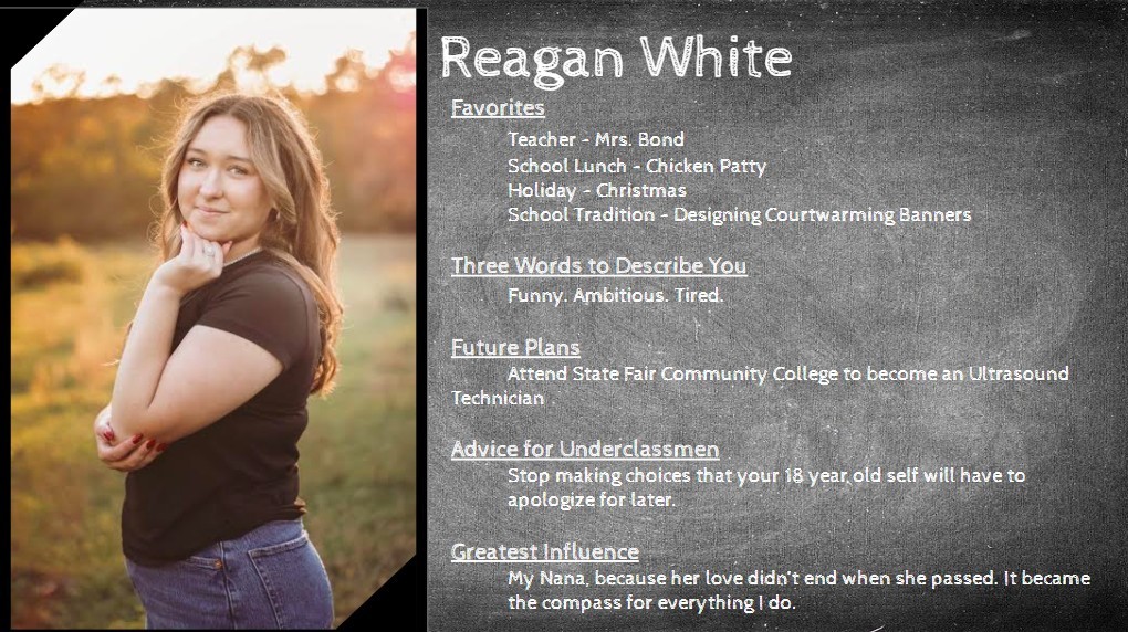 Reagan White's Senior Spotlight