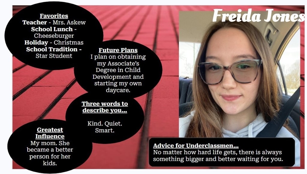 Freida Jones' Senior Spotlight