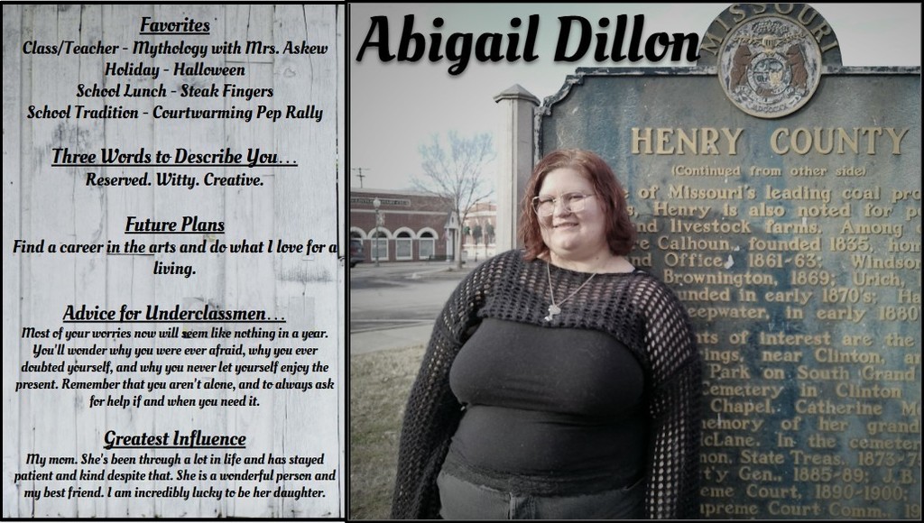Abigail Dillon's Senior Spotlight
