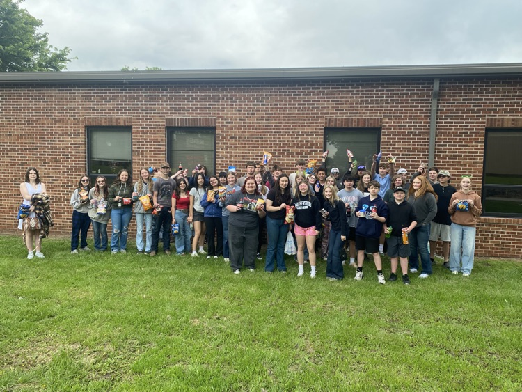 8th, 9th, 11th and 12th grades earned their reward today