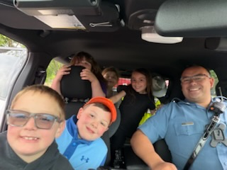 Students in car