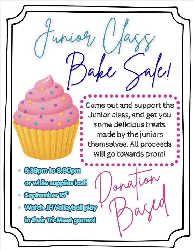 bake sale flyer