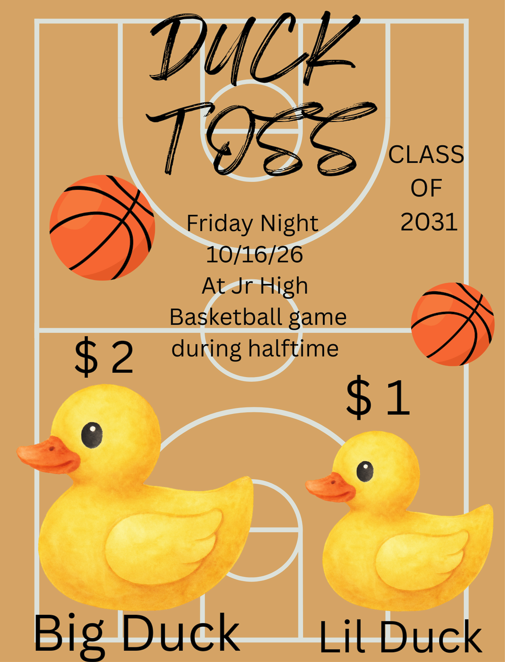Duck Toss Fundraiser
