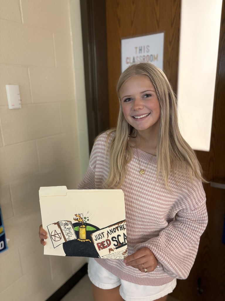 Folder photos for research leading into reading the Crucible