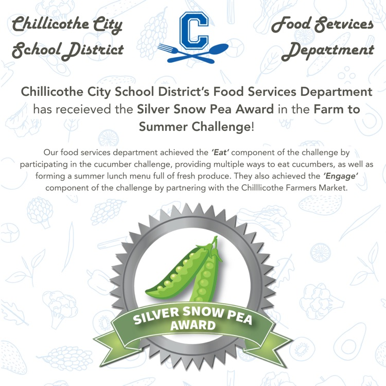 CCSD silver snow pea award