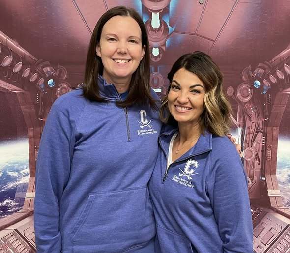 Lindsay Burns and Chelsea Herbert