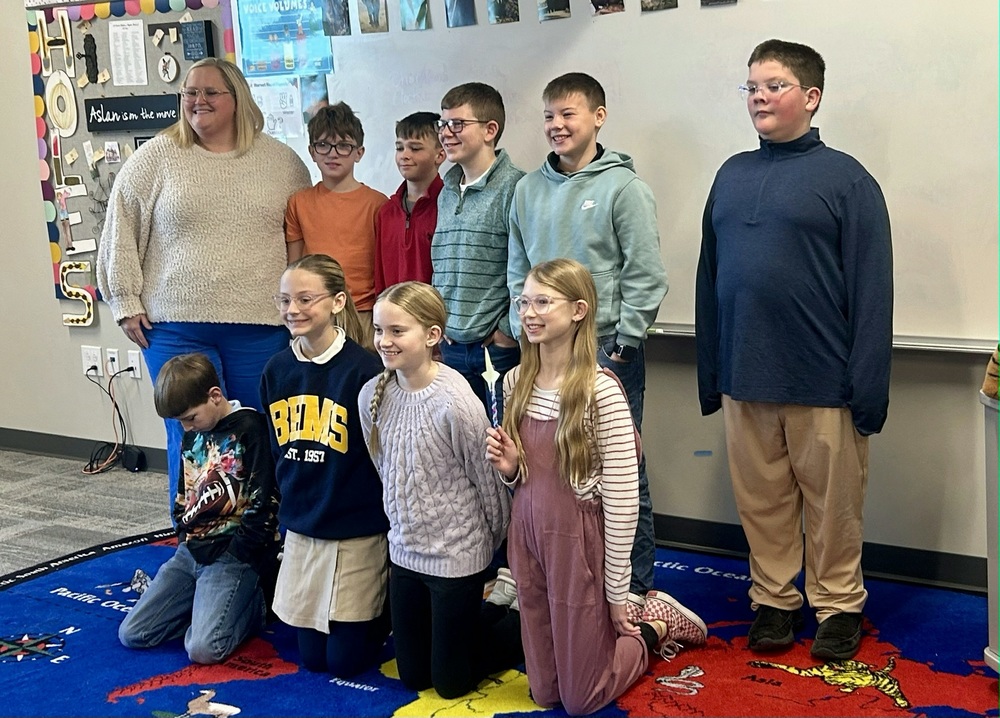 Today, the Chillicothe Elementary fourth grade team, fifth grade team, and gifted classroom were honored to receive the $1000 John Moses Lange STEM grant from the Gifted Association of Missouri.