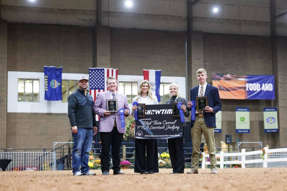 Chillicothe FFA Livestock Judging Team High Team Score at American Royal