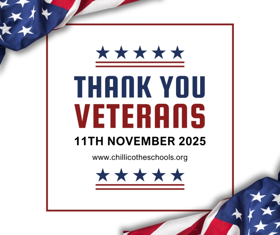 Thank You Veterans 11th November 2025 www.chillicotheschools.org