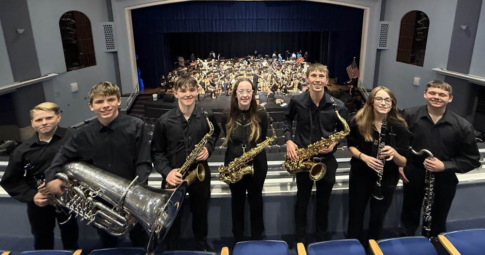 CHS Band Students Performing at Truman State Unviversity Honor Band Concert.