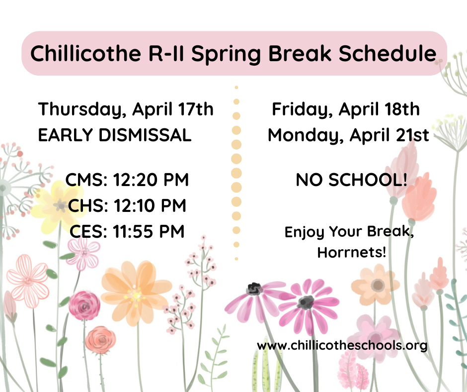 Spring Brea Reminder