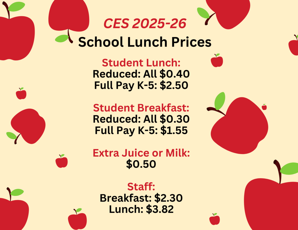 CES MEAL Prices