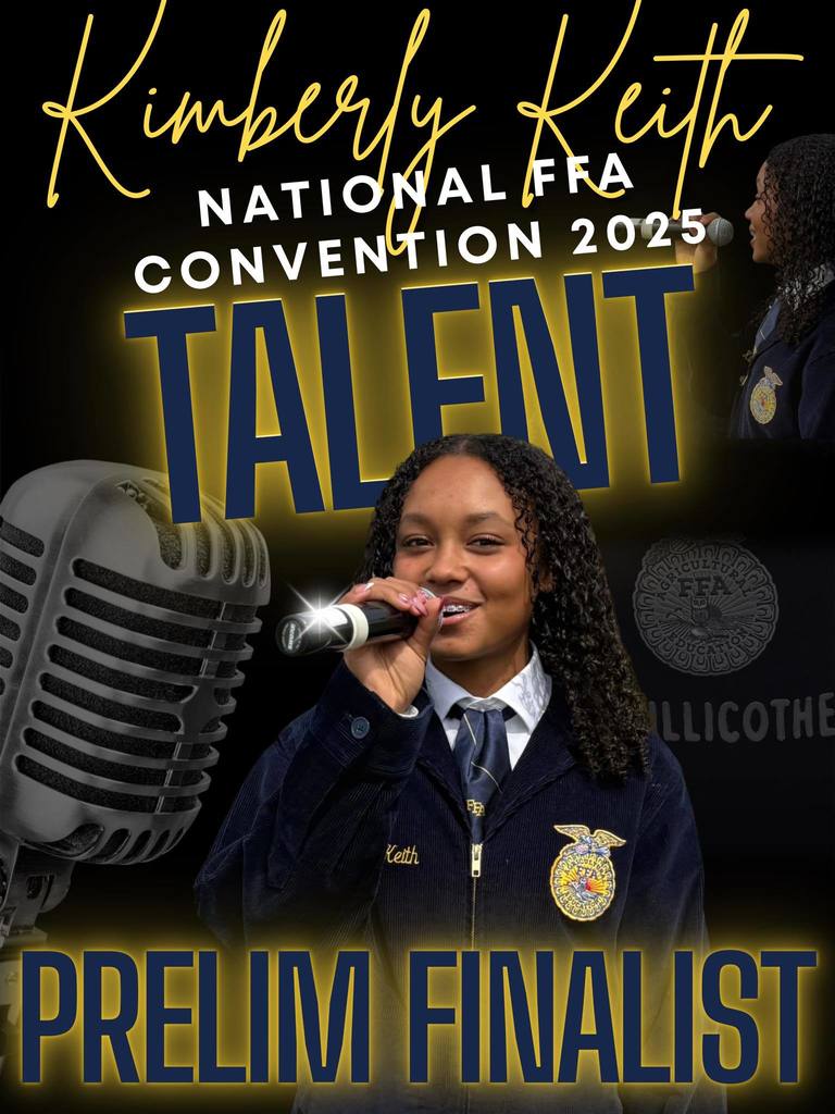 Kimberly Keith National FFA Talent Prelim Finalist