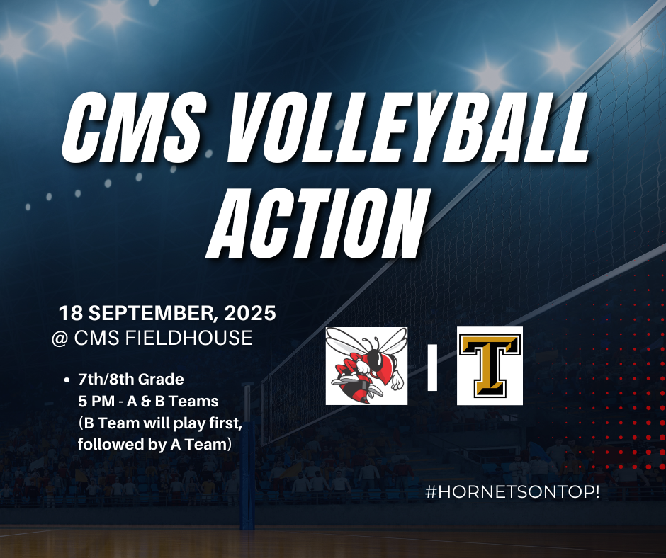 CMS vs. Trenton 09/18/2025 starting at 5 PM at CMS Fieldhouse