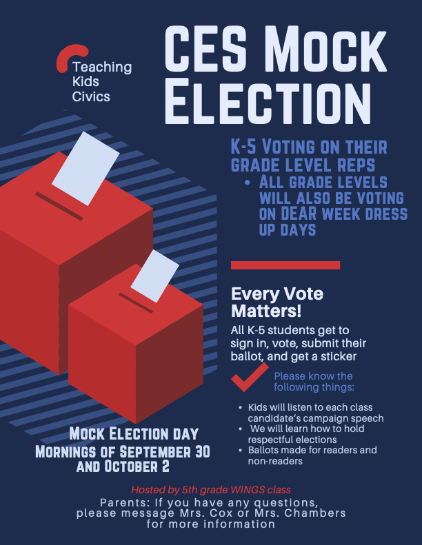 CES Student Leadership Team Elections