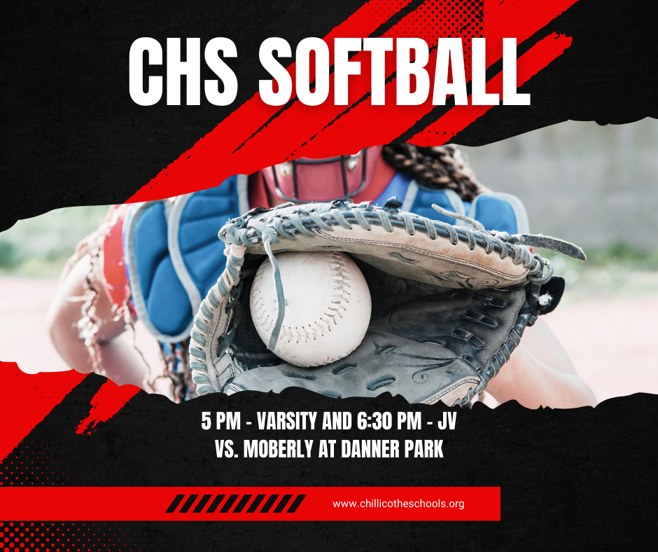 CHS Varsity and JV Softball Monday, Sept 22nd at Danner Park vs. Moberly starting at 5 PM