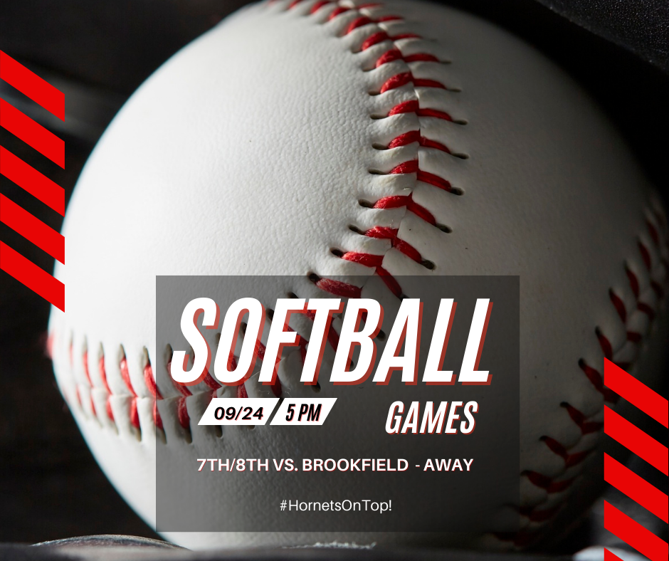 CMS Softball vs. Brookfield Wednesday, Sept. 24th at 5 PM