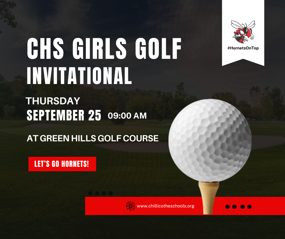 CHS Girls Golf Invitational at 9 AM 09/25/2025