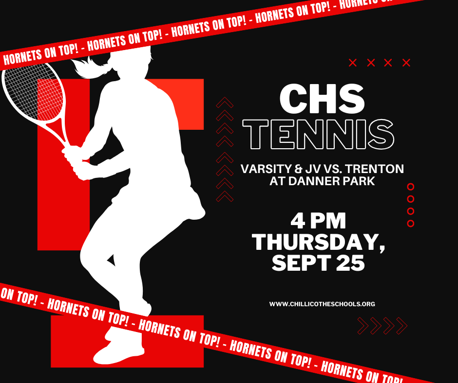 CHS Tennis vs. Trenton Thursday, Sept. 25th at 4 PM at Danner Park