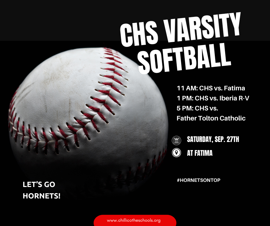 CHS Varsity Softball Saturday, Sept. 27th at Fatima
