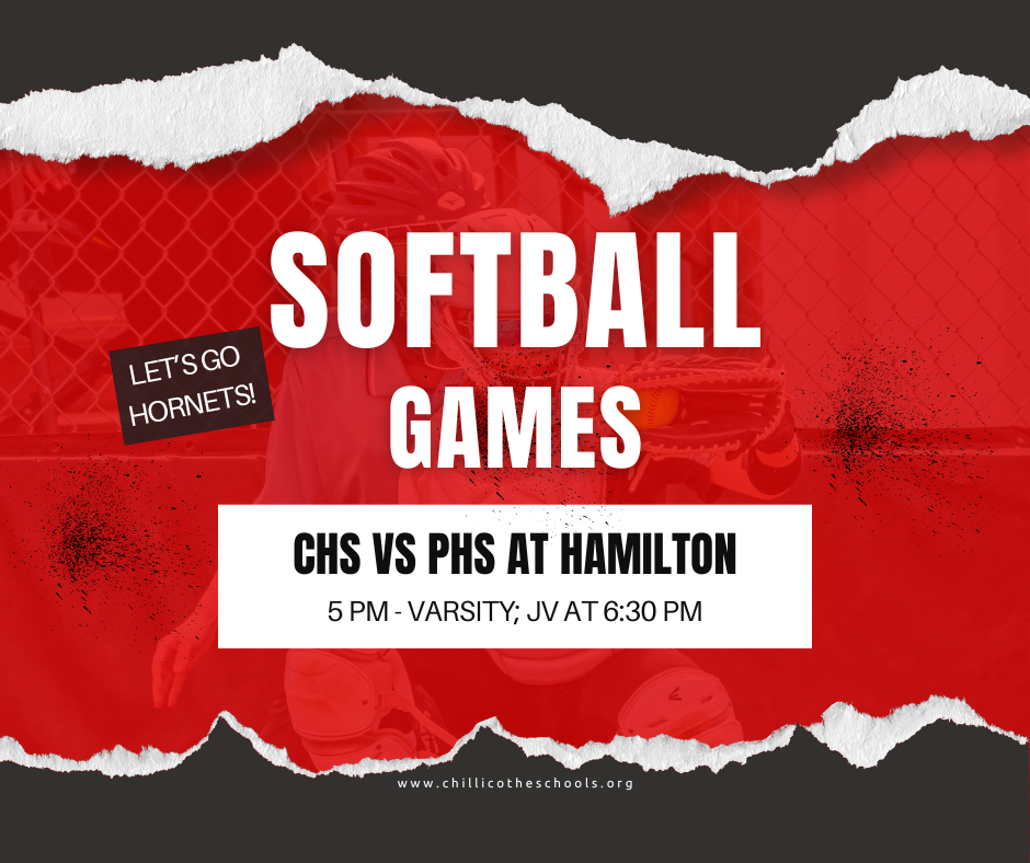 CHS Softball vs. Penney High School Monday, Sept. 29th at Hamilton starting at 5 PM.