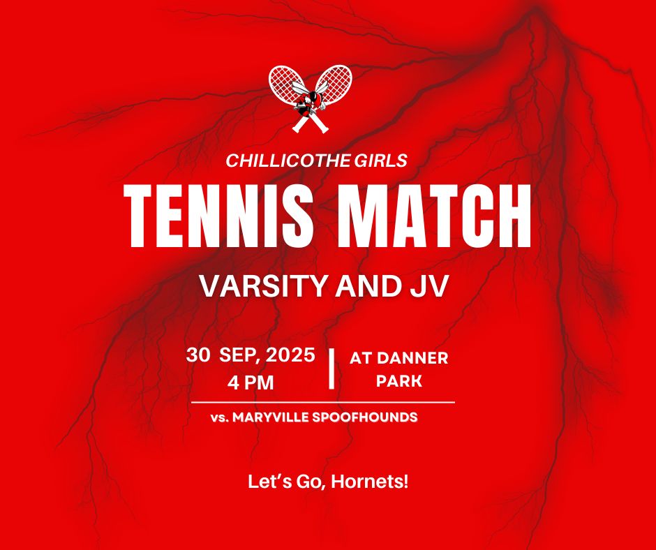 CHS Girls Varsity and JV Tennis vs. Maryville at 4 PM, Tuesday, Sept. 30th at Danner Park.