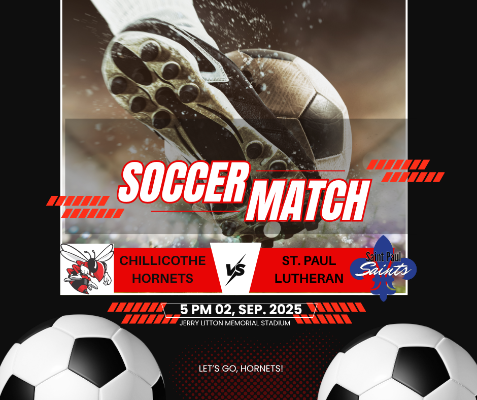 CHS Varsity Boys Soccer vs. St. Paul Lutheran High School at 5 PM Thursday, Oct. 2nd at Home.