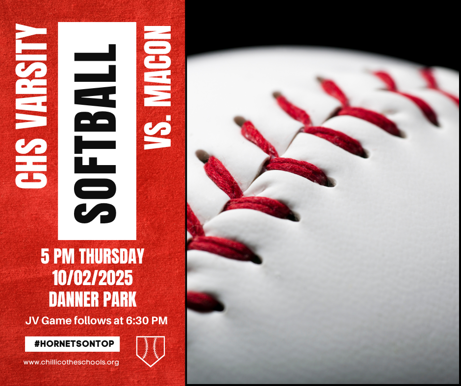 CHS Varsity vs. Macon at Danner Park Thursday, Oct. 2nd at 5 PM followed by JV game at 6:30 PM.