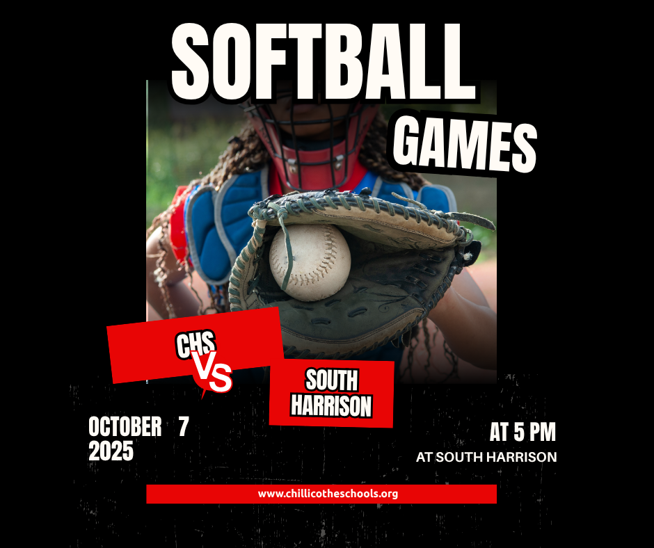 CHS Varsity & JV Softball at South Harrison Tuesday, Oct. 7th starting at 5 PM.