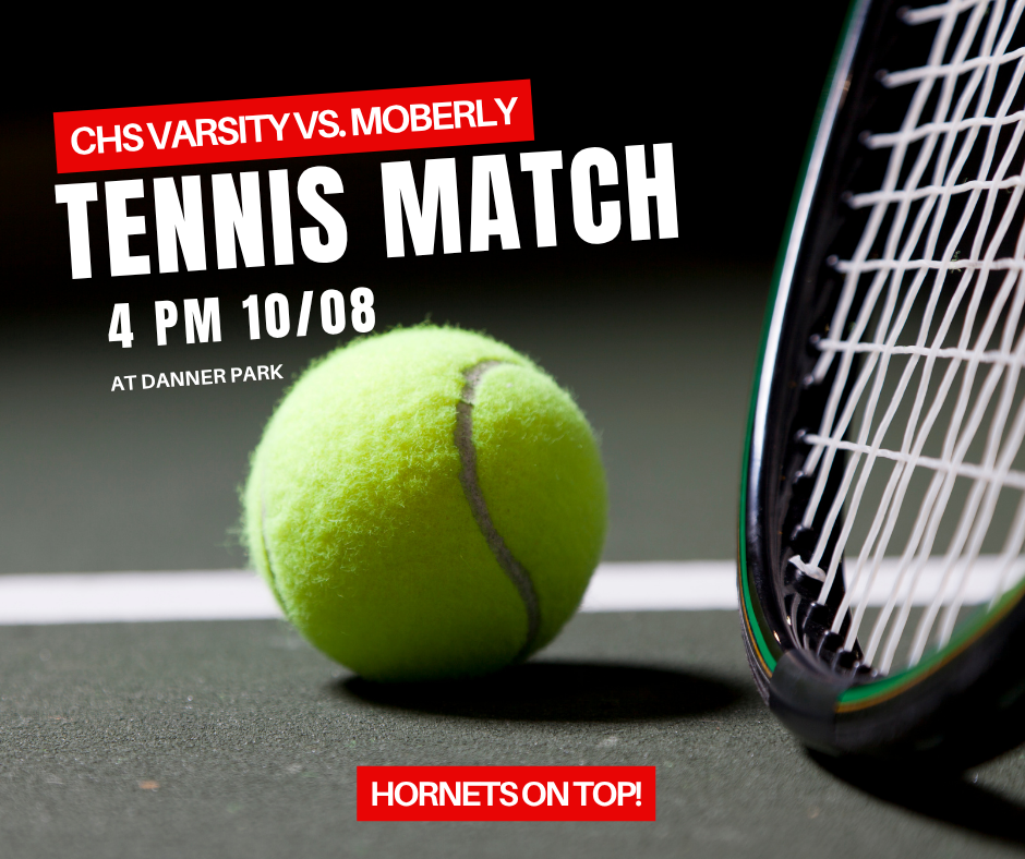CHS Varsity Tennis vs. Moberly Wednesday, Oct. 8th at 4 PM at Danner Park