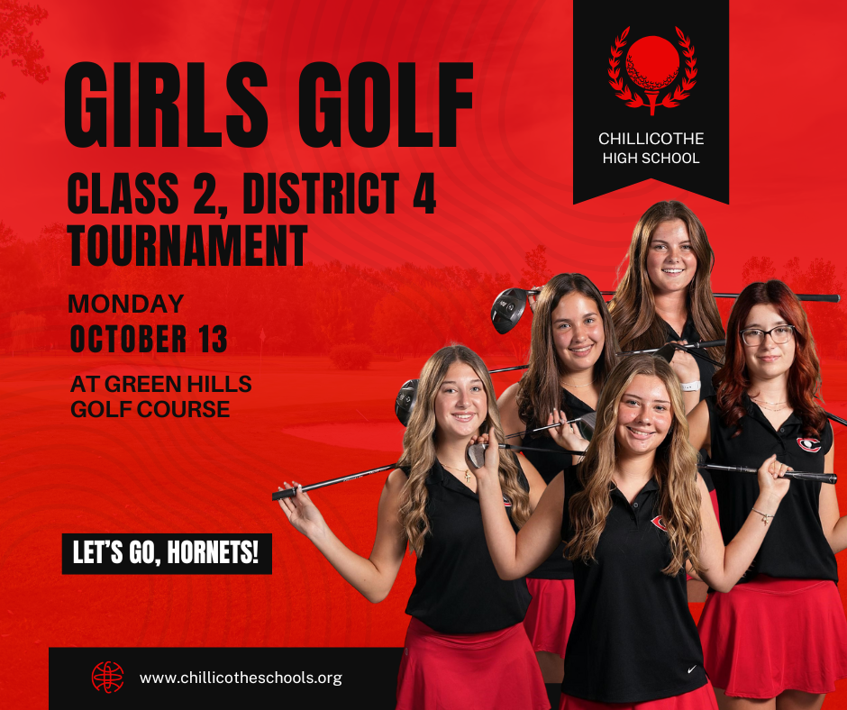 CHS Class 2 District 4 Golf Monday, oct. 13 at Greenhills Golf Course.