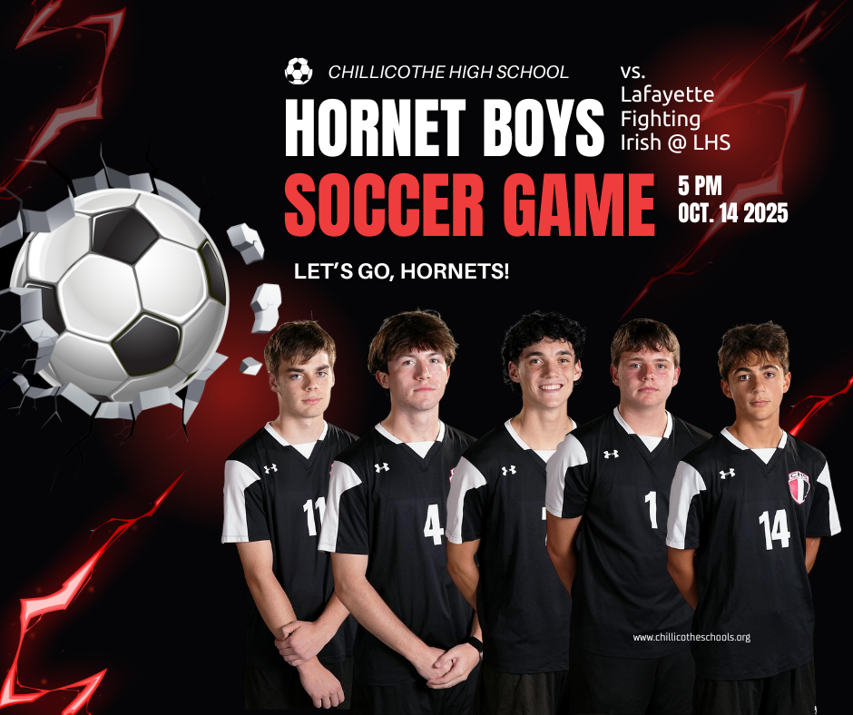 CHS Varsity Boys Soccer vs. Lafayette at Lafayette Tuesday, Oct. 14 at 5 PM.