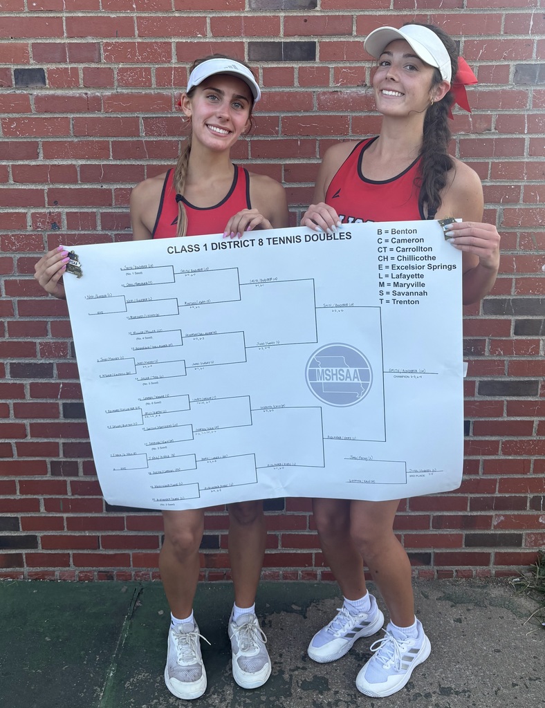 Lexy Smith and Lydia Bonderer are District Champs!