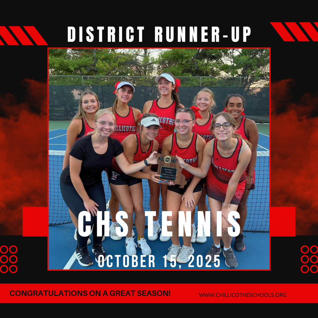 CHS Girls Varsity Tennis  District Runner - Up Oct 15, 2025
