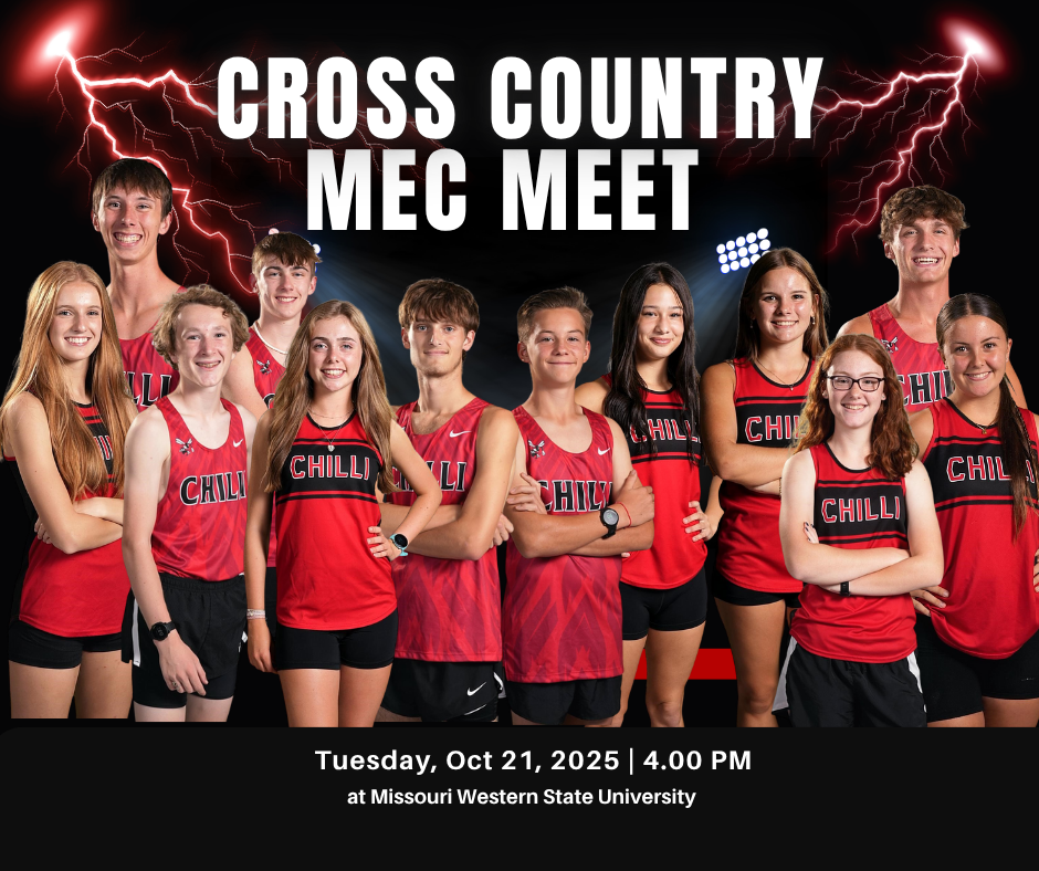 CHS Cross Country Meet Tuesday, Oct. 21, at 4 PM at Missouri Western State University
