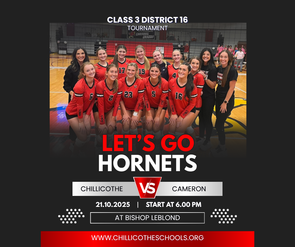 CHS Volleyball vs. Cameron today at Bishop LeBlond during the opening round of Class 3 District 16 tournament, which starts at 6 PM.