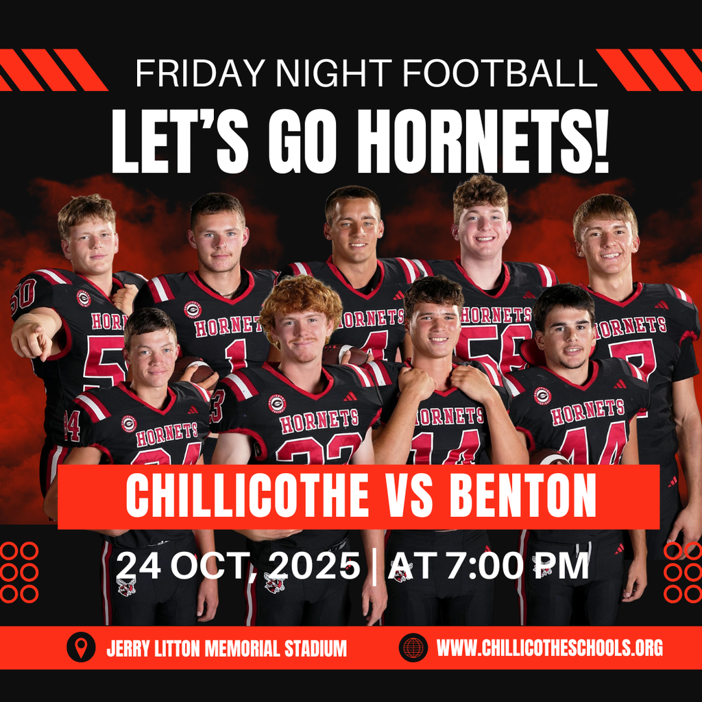 CHS Varsity Football vs. Benton Friday, Oct 24 at Jerry Litton Memorial Stadium at 7 PM.