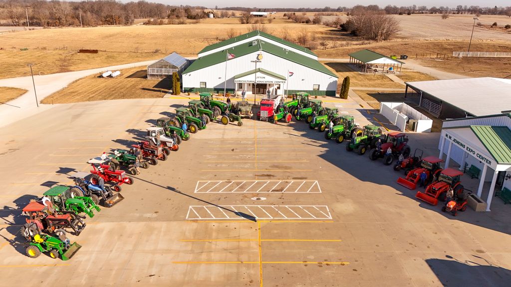 FFA Week - Tractor Parade Ends at the Litton Center
