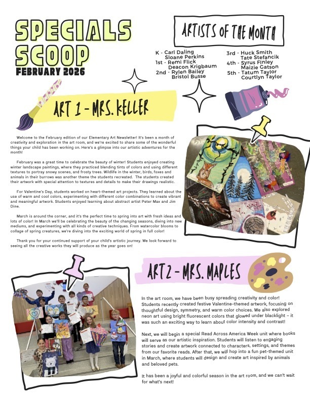 February Specials Scoop