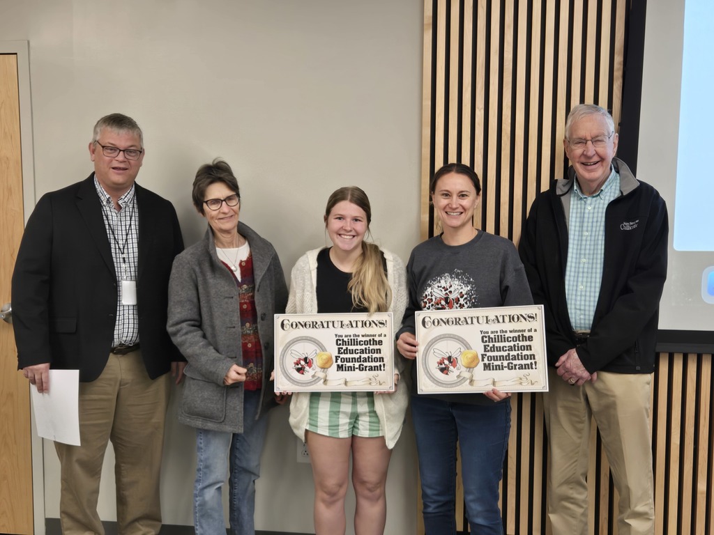 Madelyn Wilford, 5th Grade, Chillicothe Elementary School “STEM Exploration Lab: Microscopes nd Eart & Space Investigation Kits” — $590.00; Rebecca Gilliland, 5th Grade, Chillicothe Elementary School “Learning on Wheels” — $870.00