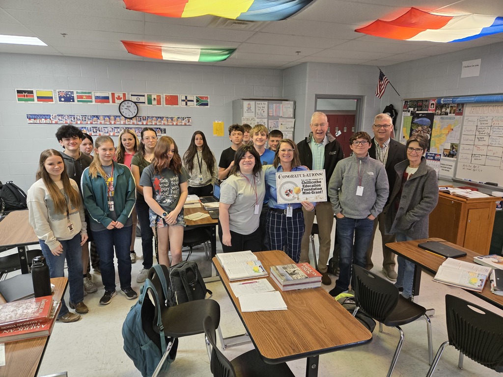 Rachael Wheeler, 9–12th Grade Social Studies, Chillicothe High School “The World at our Fingerprints” — $725.00