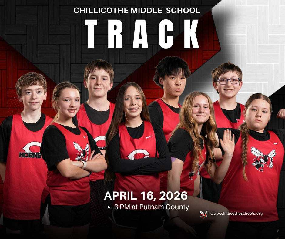 CMS Track is on the road today at Putnam County! First events start at 3:00 PM. Good luck, Hornets—run fast, jump high, and compete strong! Let’s go, Hornets!