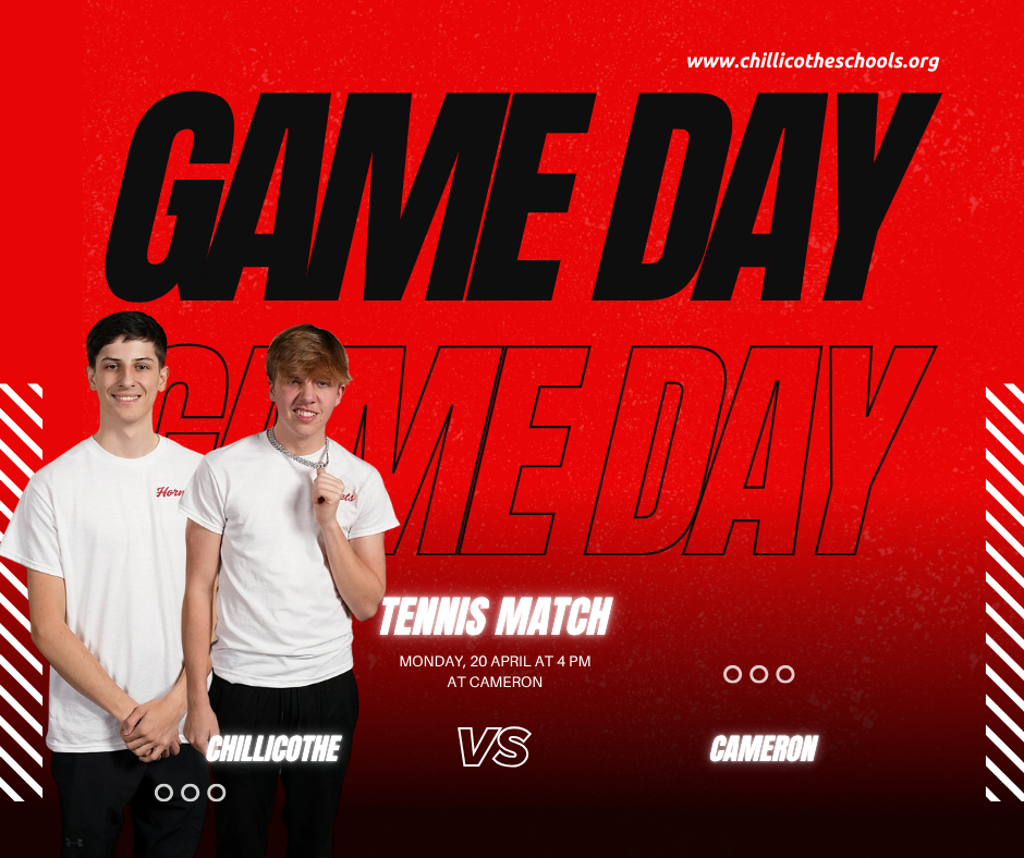 CHS Tennis vs. Cameron Monday, April 20, 2026 at 4 PM at Cameron.