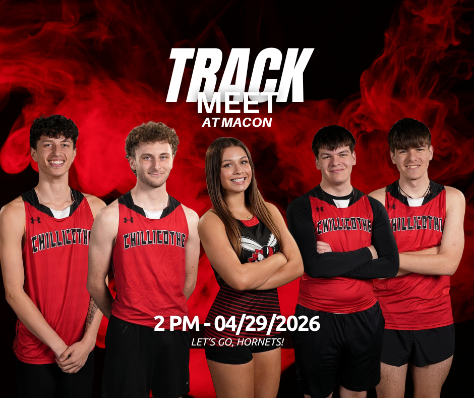  CHS Varsity Track is headed to Macon today for a meet starting at 2:00 PM! Safe travels, Hornets—run fast and compete hard. Let’s Go, Hornets!