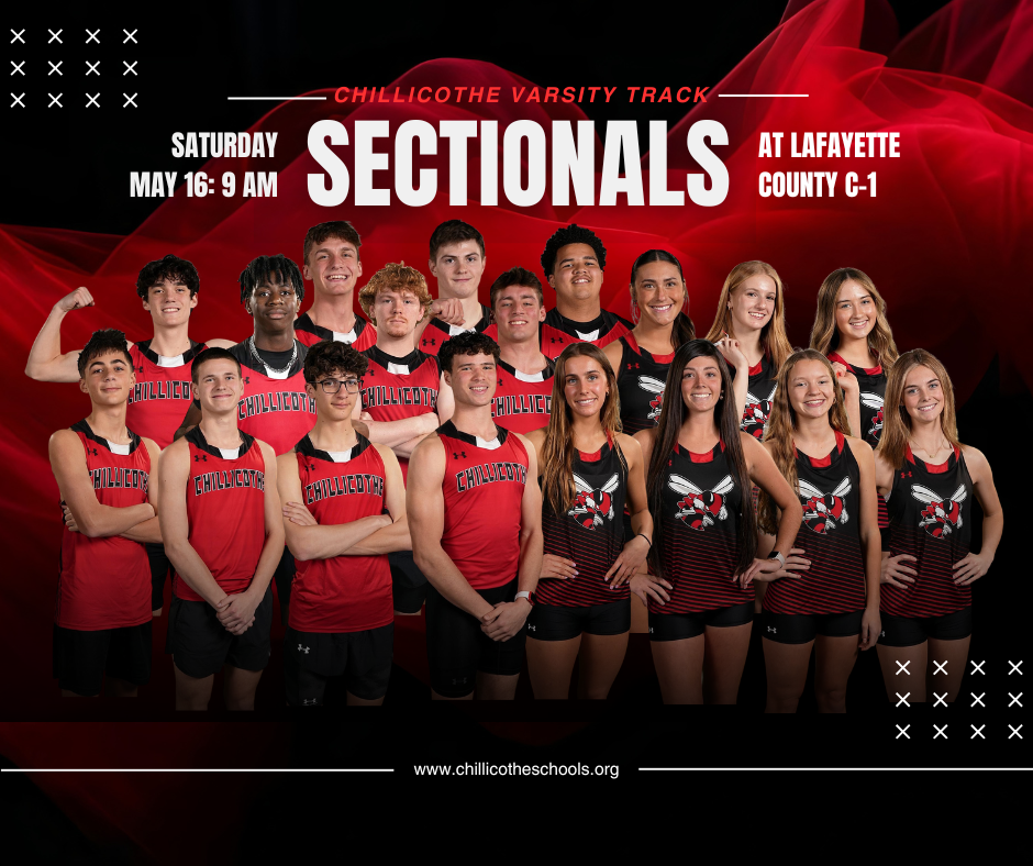 Good luck to our CHS Varsity Track Sectional Qualifiers this Saturday, May 16th, as you compete at Lafayette County C-1! Run strong, stay focused, and represent CHS with pride—we’re cheering you on!